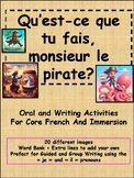 Les pirates French Oral and Writing Activities
