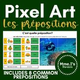 Les prépositions | Pixel Art Fun | French Grammar