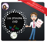 Les pronoms COD A1 Leçon + évaluation autocorrective (Dist