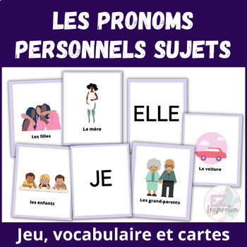 Preview of Les pronoms personnels sujets | Activité | Exploring French Personal Pronouns