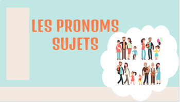 Les pronoms sujets by Le Pays des Merveilles | Teachers Pay Teachers