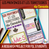 Les provinces et les territoires du Canada French research
