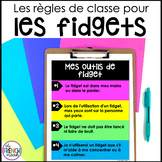 Les règles de classe pour les fidgets French class fidget rules