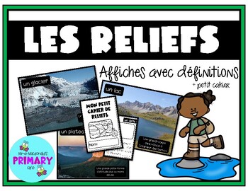 Preview of Les reliefs - Affiches avec définitions + petit cahier (French Landscapes)