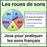 Les roues de sons - French Phonics Spinner Games