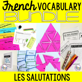 Download Les Salutations French Greetings Bundle By The French Nook Tpt