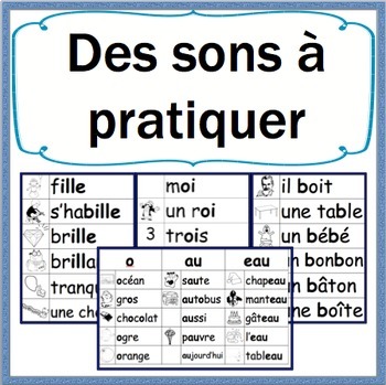 Les Sons Et L Ecriture En Francais Phonics And Writing For French Immersion
