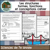 Les structures : formes, fonctions cahier (Grade 7 FRENCH 