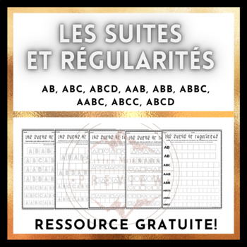 Preview of Les suites et régularités - RESSOURCE GRATUITE!