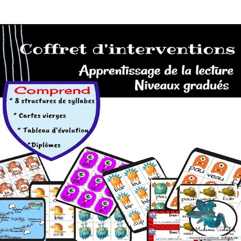 Preview of Les syllabes (Monstres) / French phonics - Coffret entier