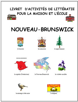 Preview of Les symboles du Nouveau-Brunswick. distance learning, littératie (#403)