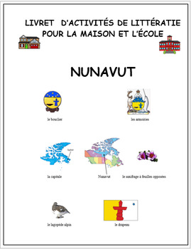 Preview of Les symboles du Nunavut, littératie, activity booklet: symbols of Nunavut (#405)