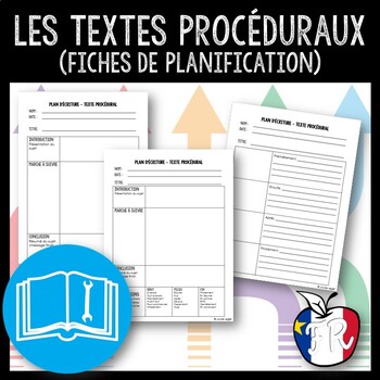 Preview of Les textes procéduraux - fiches de planification (écriture procécurale)