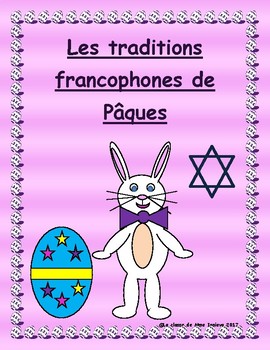 Preview of Les traditions francophones de Pâques /Easter comprehension activity