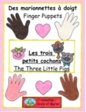 Les trois petits cochons / The 3 Little Pigs - Finger Pupp