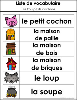 Les trois petits cochons - Three Little Pigs (French) – International  Children's Books