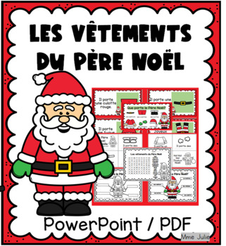 Preview of Les vêtements du père Noël (PowerPoint / PDF)