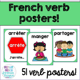 Les verbes - French verb posters!