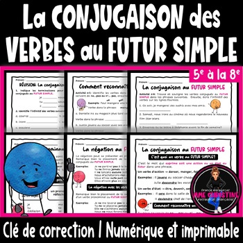 Preview of Les verbes au futur simple I cahier d'activités I French Verbs Workbook