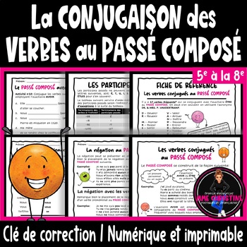 Preview of Les verbes au passé composé I Cahier d'activités I French Verbs Workbook