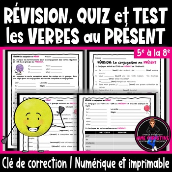 Preview of Les verbes au présent I Révision I Cahier d'activités I French Verbs Workbook