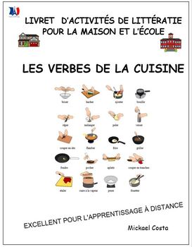 Preview of Vocabulaire: verbes de cuisine, French verbs about cooking, vocabulary (#438)