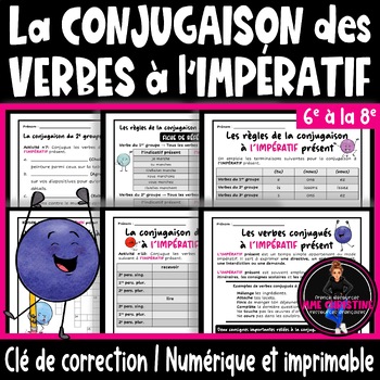 Preview of Les verbes à l'impératif présent I Cahier d'activités I French Verbs Workbook