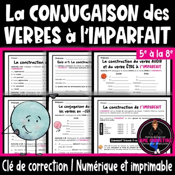Preview of Les verbes à l'imparfait I Imparfait I Cahier d'activités  French Verbs Workbook