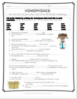 less common homophones worksheet by shorty says tpt