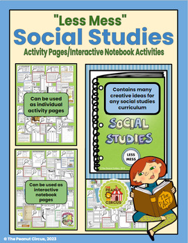 Preview of Social Studies Creative Activity Pages | Interactive Notebook Activities