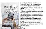 Less phone.more time.Overcome Phone Addiction