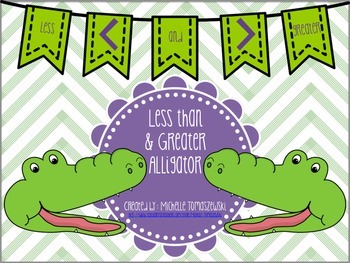 Preview of Less than + Greater Alligator {{freebie}}