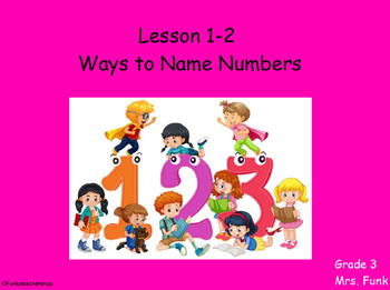 Preview of Lesson 1-2: Ways to Name Numbers