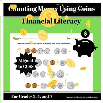 Preview of Lesson 1.3 Counting Money - Differentiated Work (BGL)