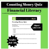 Lesson 1.3 Counting Money Quiz