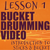 Lesson 1 Bucket Drumming Video - Intro to Sticks & Bucket 