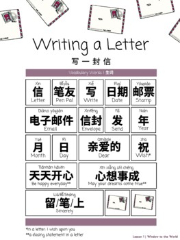 Preview of Lesson 1: How to Write a Chinese Letter
