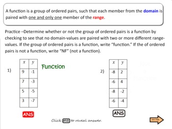 Preview of Lesson 1: Introduction to Functions