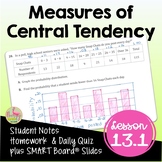 Measures of Central Tendency (Algebra 2 - Unit 13)