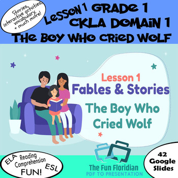 Preview of Lesson 1: The Boy Who Cried Wolf Grade 1 CKLA Domain 1  