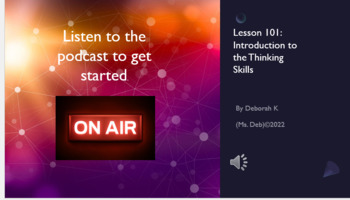 Preview of Lesson 101: Thinking Skills (Audio file only)