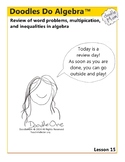 Lesson 15 - Doodles Do Algebra (TM) - Review of lessons 11-14