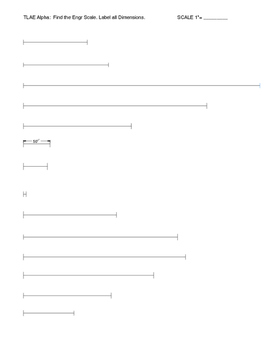 Preview of Lesson #2 STEM Engineering measure with Tri-Ruler TLAE ALPHA ENGR RULER