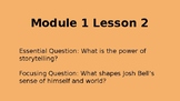 Lesson 2 of Module 1 Wit and Wisdom: The Poetics and Power