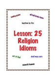 Lesson: 25 Religion Idioms