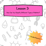 Lesson 3: How Can You Classify Different Types of Matter? Bundle