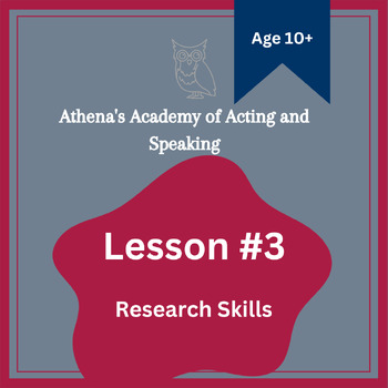 Preview of Lesson 3: "Research Skills Unleashed - Elevating Your Learning"