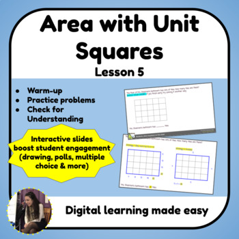 Preview of Lesson 5: Area with unit squares