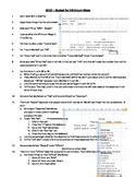 Lesson 6 - making a budget with a spreadsheet