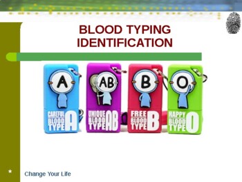 Preview of Lesson - Blood Typing (Power Point)
